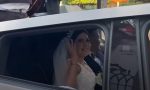 Llegaron a su boda en uno de los coches más atípicos y curiosos del mercado: con mariachis y a lo Elon Musk